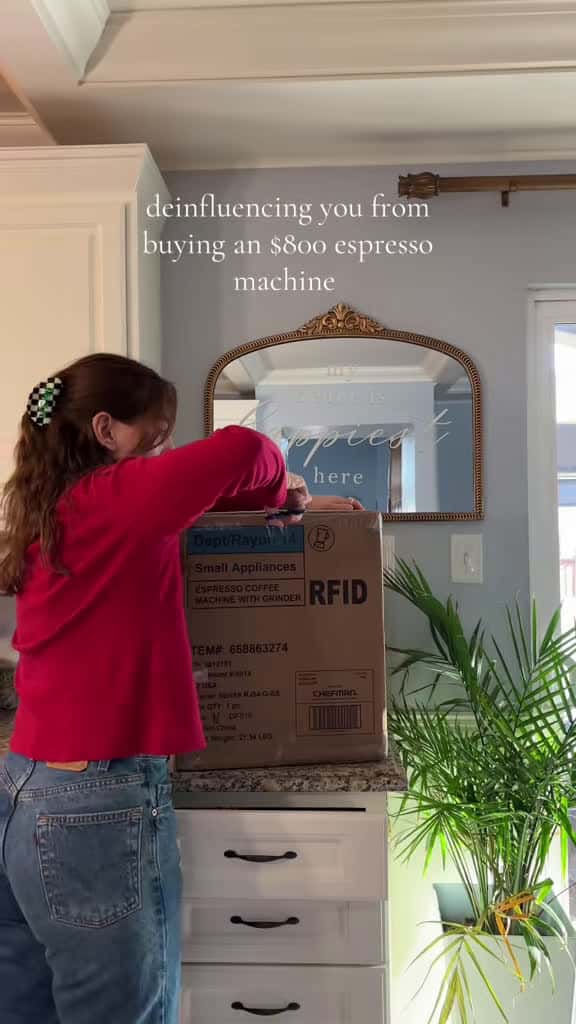 Cover for Espresso machine for less than half the price? You need to see this! ☕🔥 #EspressoMachine #CoffeeBar #Chefman