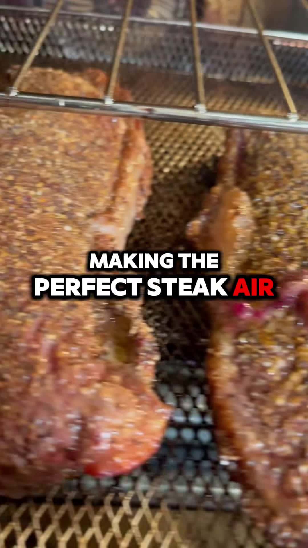 Cover for #OddlySatisfying Perfect Steak in the Air Fryer Short on time but still want juicy, flavorful steak for the whole family- This method is quick, easy, and delivers ev…