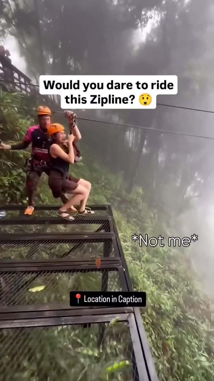 Cover for #notme #ziplining #crazy