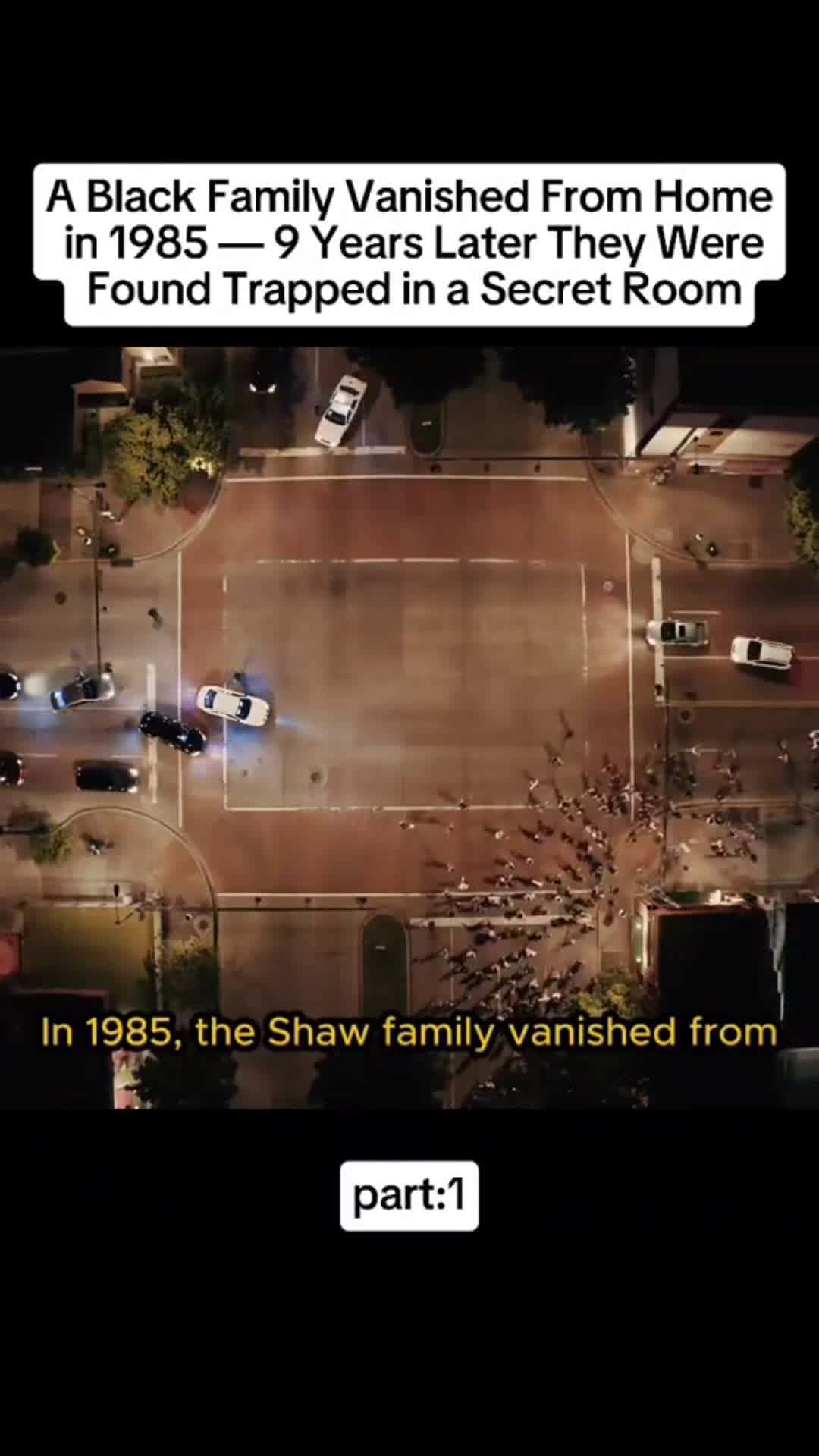 Cover for A black family Vanished from home in 1985 - 9 years later they were found trapped in a secret room #TrueCrime  #truecrimestories  #truestory  #police  #policeofficer  #scoopz  #fyp  #foryou 