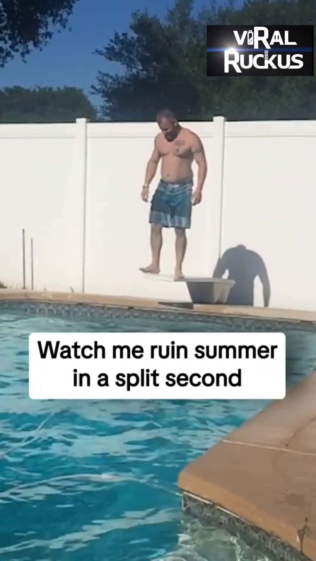 Cover for Summer took a dive that day😂