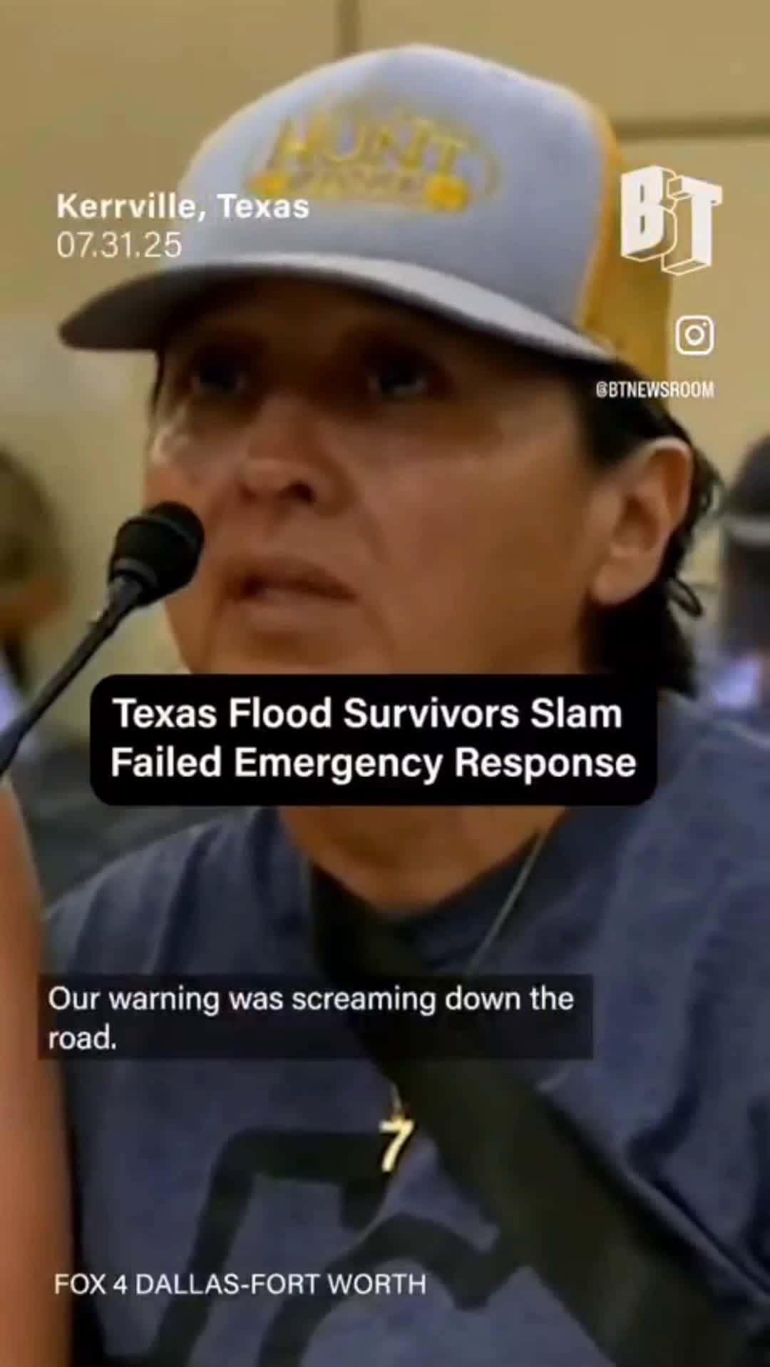 Cover for TEXAS FLOOD VICTIMS: “Trump & Abbott told us we’d have every resource we need — we got an 8% property tax hike… our warning was screaming down the road…"