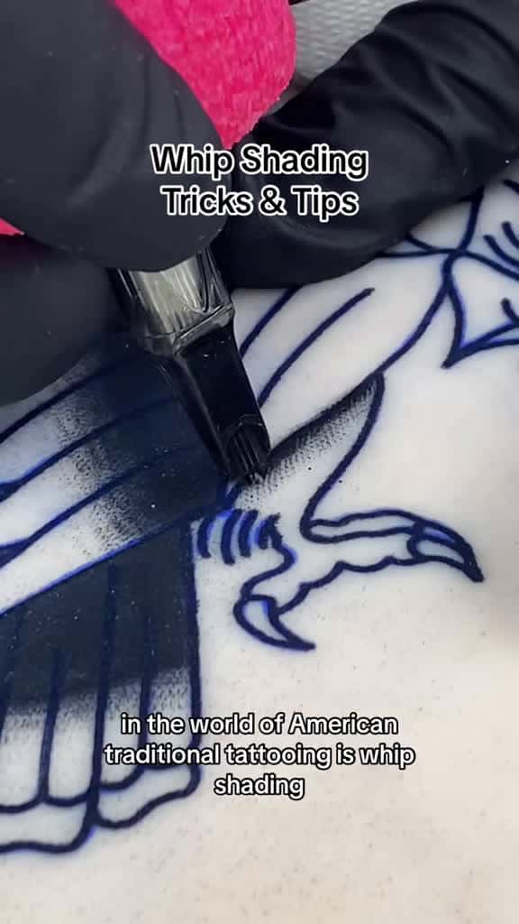 Cover for Loving the whip shading on traditional tattoos—watch this step-by-step breakdown! 🎨✨ #WhipShading #TraditionalTattoo #TattooTips #BeginnerTattooArtist #TattooTutorial