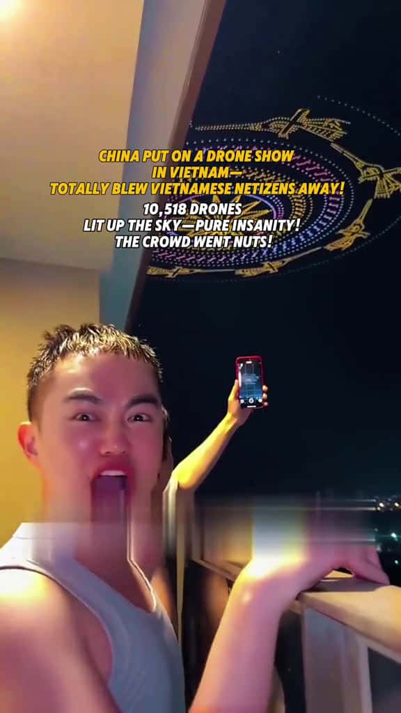 Cover for No one's ever pulled off a drone show this massive before!#drone #dronevideo #lightshow #visual #vietnam #hot  created by Edison with NCTS’s NEXT!