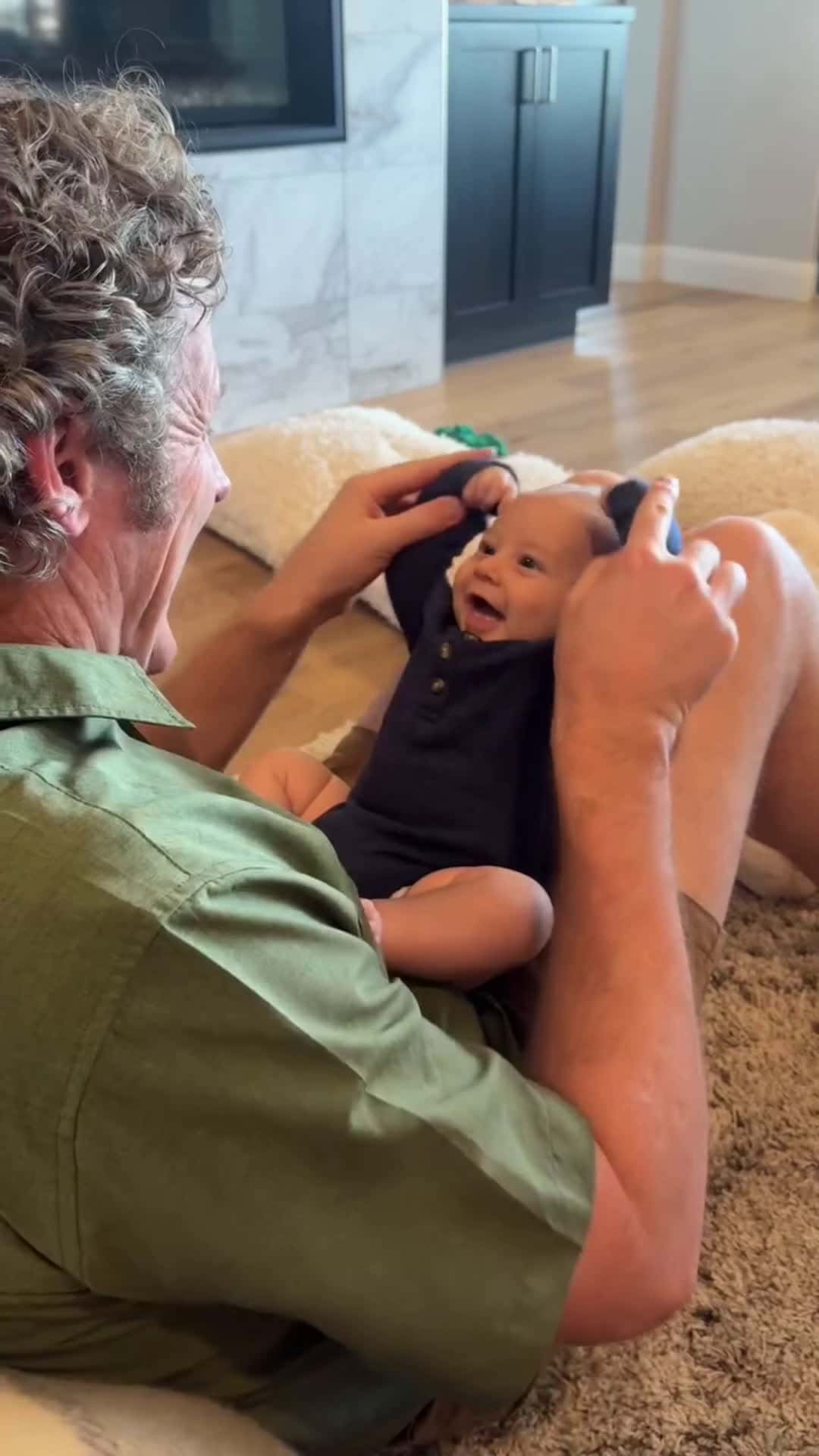 Cover for #FirstVideoChallenge sweet grandpa #baby #kids #fyp #trending #reels #viral 