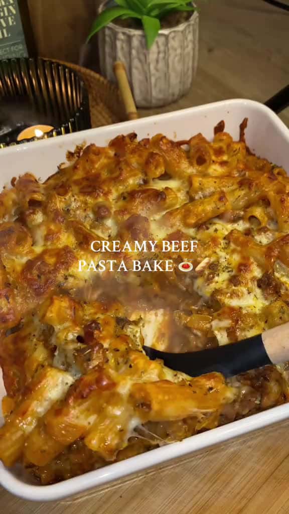 Cover for Creamy beef  Chorizo Pasta bake FULL RECIPE Serves 4  Ingredients 13 chorizo ring 12151 #trendingscoopz