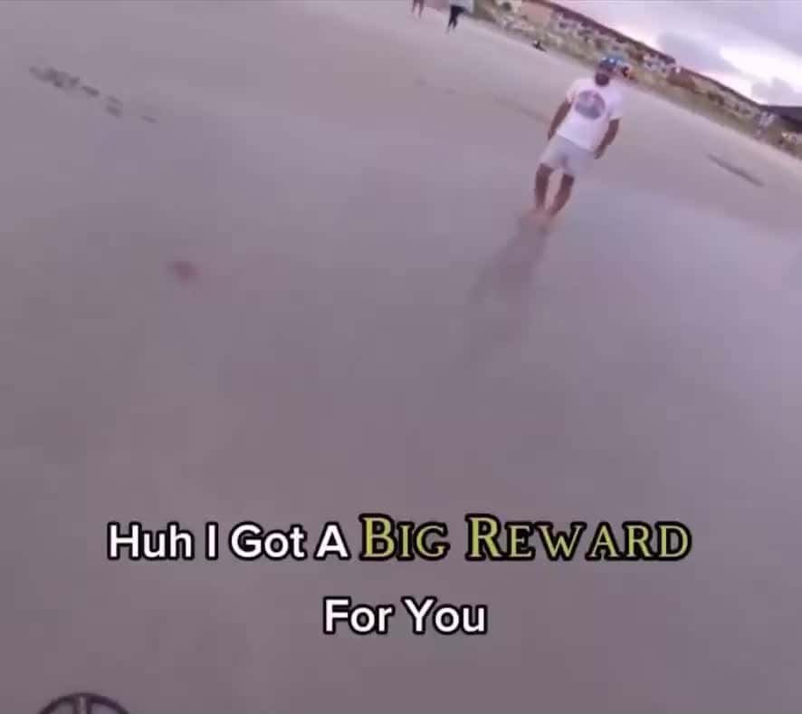 Cover for He was casually scanning the beach with a metal detector when a man came over, explaining his wife had just lost her engagement ring in the sand