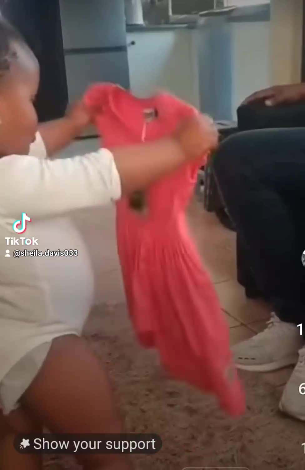 Cover for She is the cutest ever, she loves her dress🥰