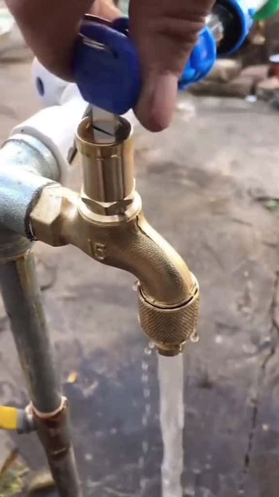 Cover for A solution for an outside faucet that can only be operated using a key