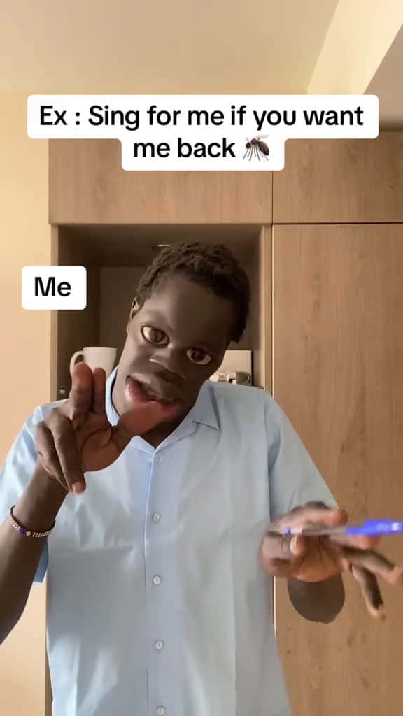 Cover for When my ex tells me to sing for her if i want her back southsudanesetiktokers viral video 17062 #shortvideos