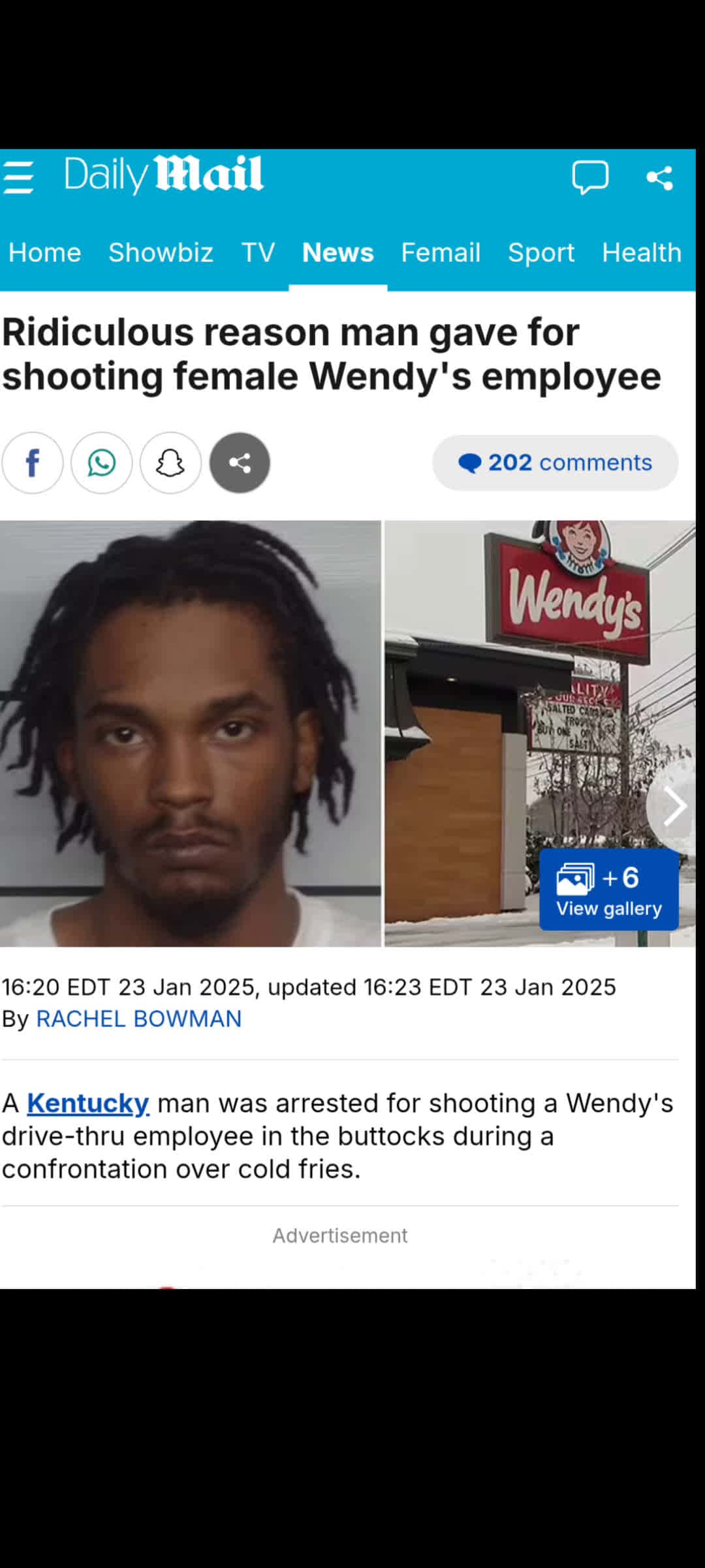 Cover for Wendy's Shooting not so ridiculous after all🤬 video link below https://youtube.com/clip/Ugkxlr3JHVD71ruU3DOVF2T2ZA4MqXIheNNq?si=vBy0DdTz1f4KksSLWendy's Employee lied on the call to 911