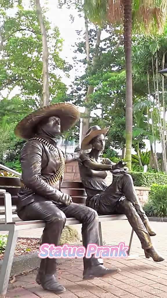 Cover for Statue prank fyp foryoupage funnyvideos prank tik tok statue haha scaryprank 16318 #trending