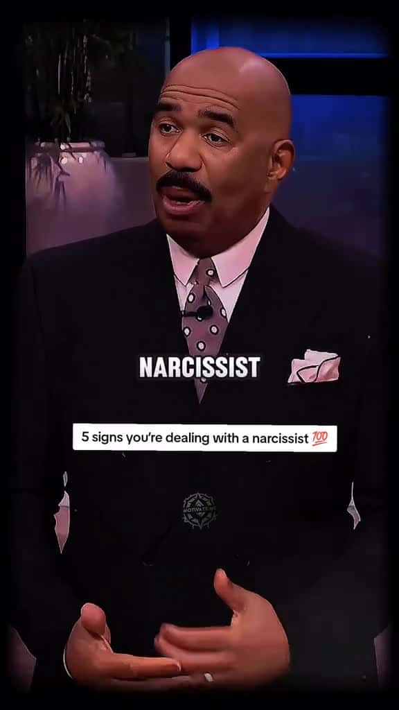 Cover for 5 signs youre dealing with a narcissist  Steve Harvey Relationship Advice  narcis 62390 #ilovescoopz