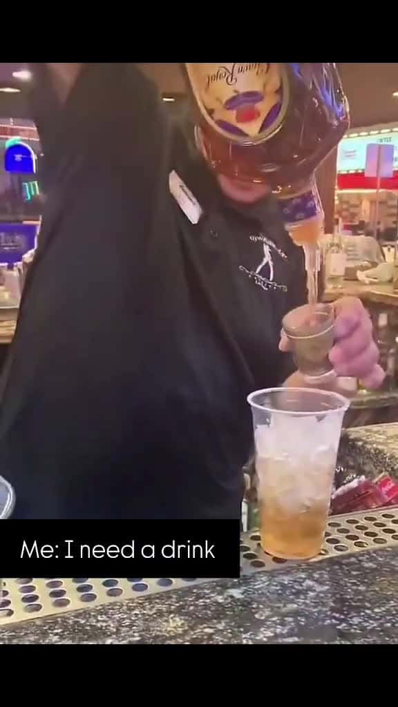 Cover for Me when I say I need a drink vs after the fact #TooFunnyToScroll
