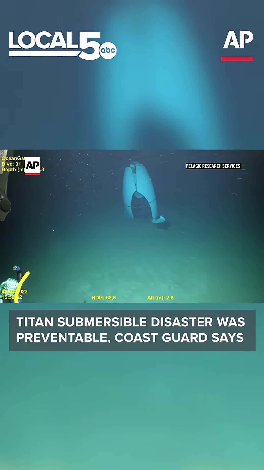 Cover for Titan submersible disaster was preventable, Coast Guard says