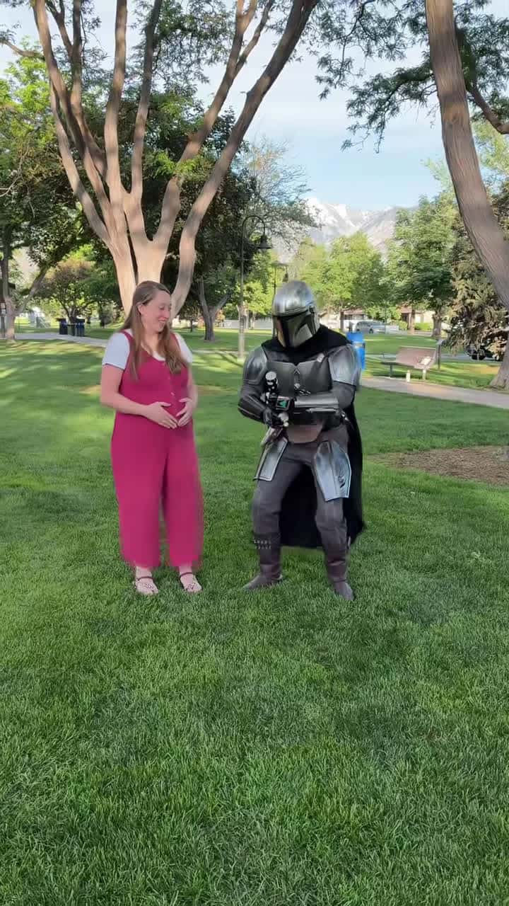Cover for When your gender reveal turns into a galactic fail! 🚀 #TheMandalorian #BabyYoda #GenderReveal