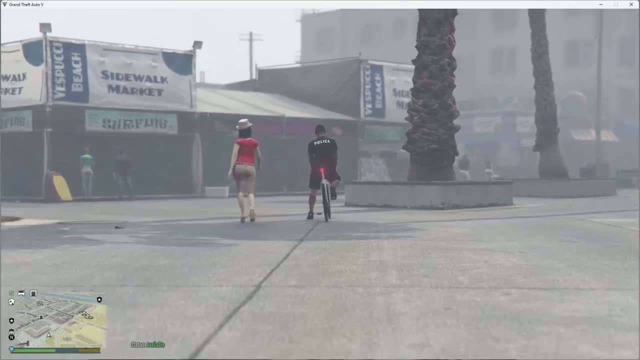 Cover for Los Santos South Beach Patrol: suspect flees on foot