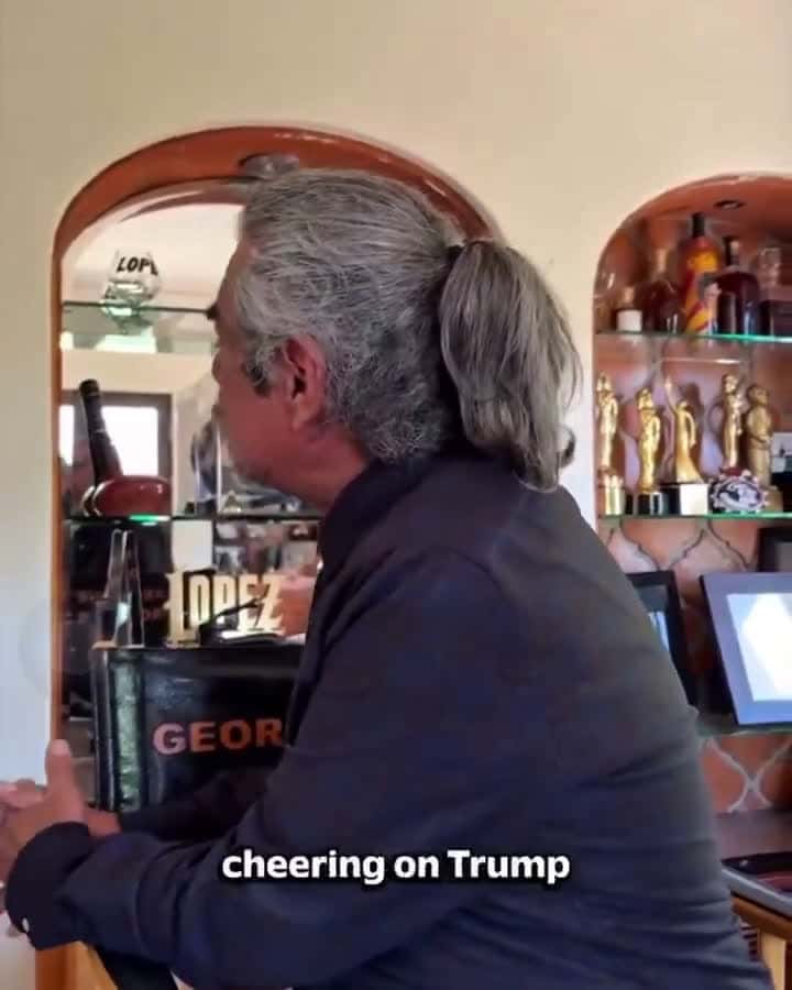 Cover for George Lopez Goes on Unhinged Rant Against Latinos Who Wear MAGA Hats