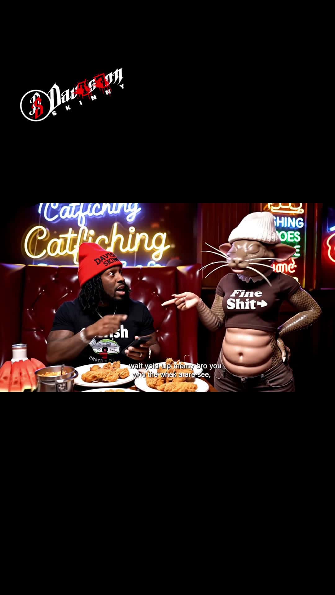 Cover for Catfish Dating gone wrong !!#aifilter  #idothisformymentalhealth #veo3 #dav1s7onskinny #shortclips #catfishing #ai  #aitools  #aivideo  #baltimore