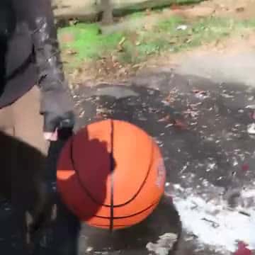 Cover for What Happens if you Overfill Basketball - Slow Motion