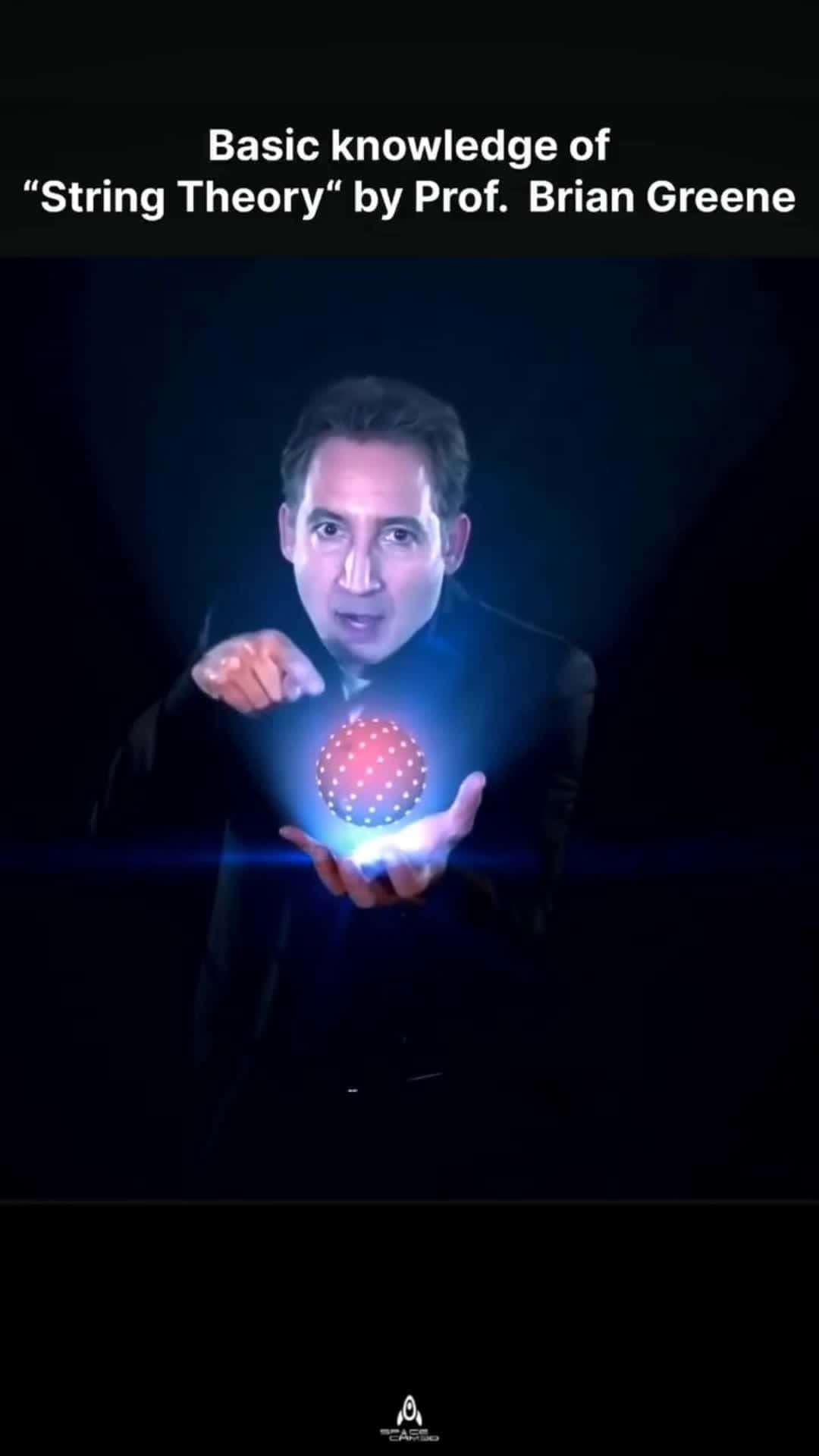 Cover for Prof. Brian Greene explains the basic idea of string theory