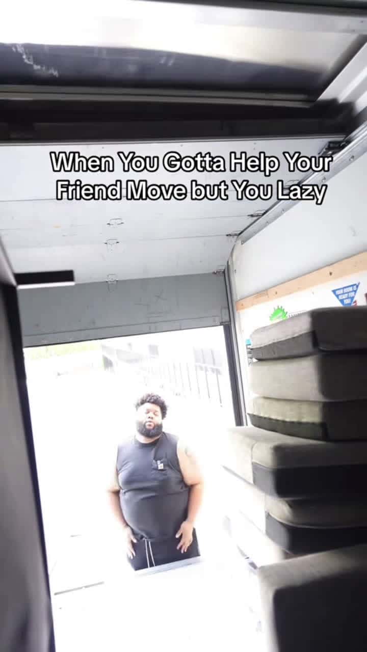 Cover for When you gotta help your friend move but you lazy  #funny  #comedy  #skit  #fyp  #relatable