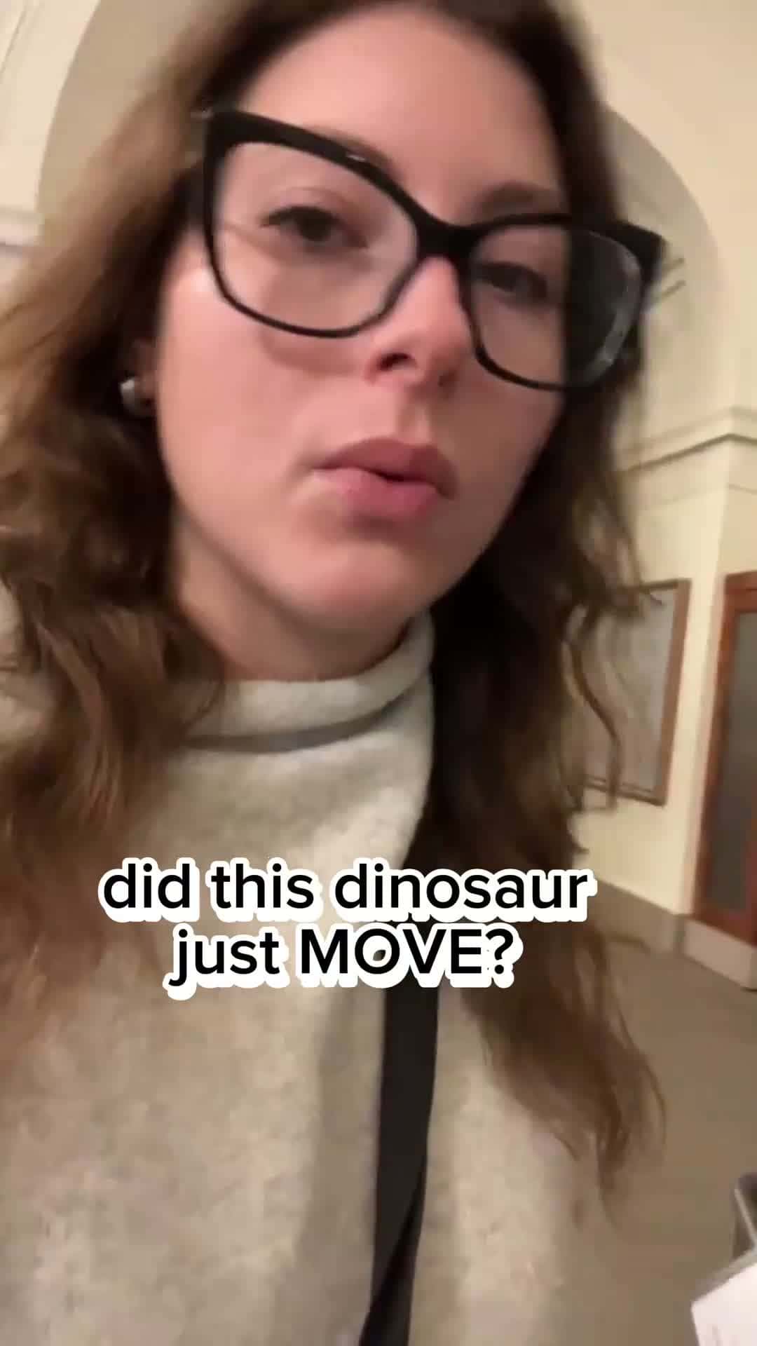 Cover for Did that dinosaur just MOVE?!#CaughtOnCamera #crazy #fyp #viral #dinosaur