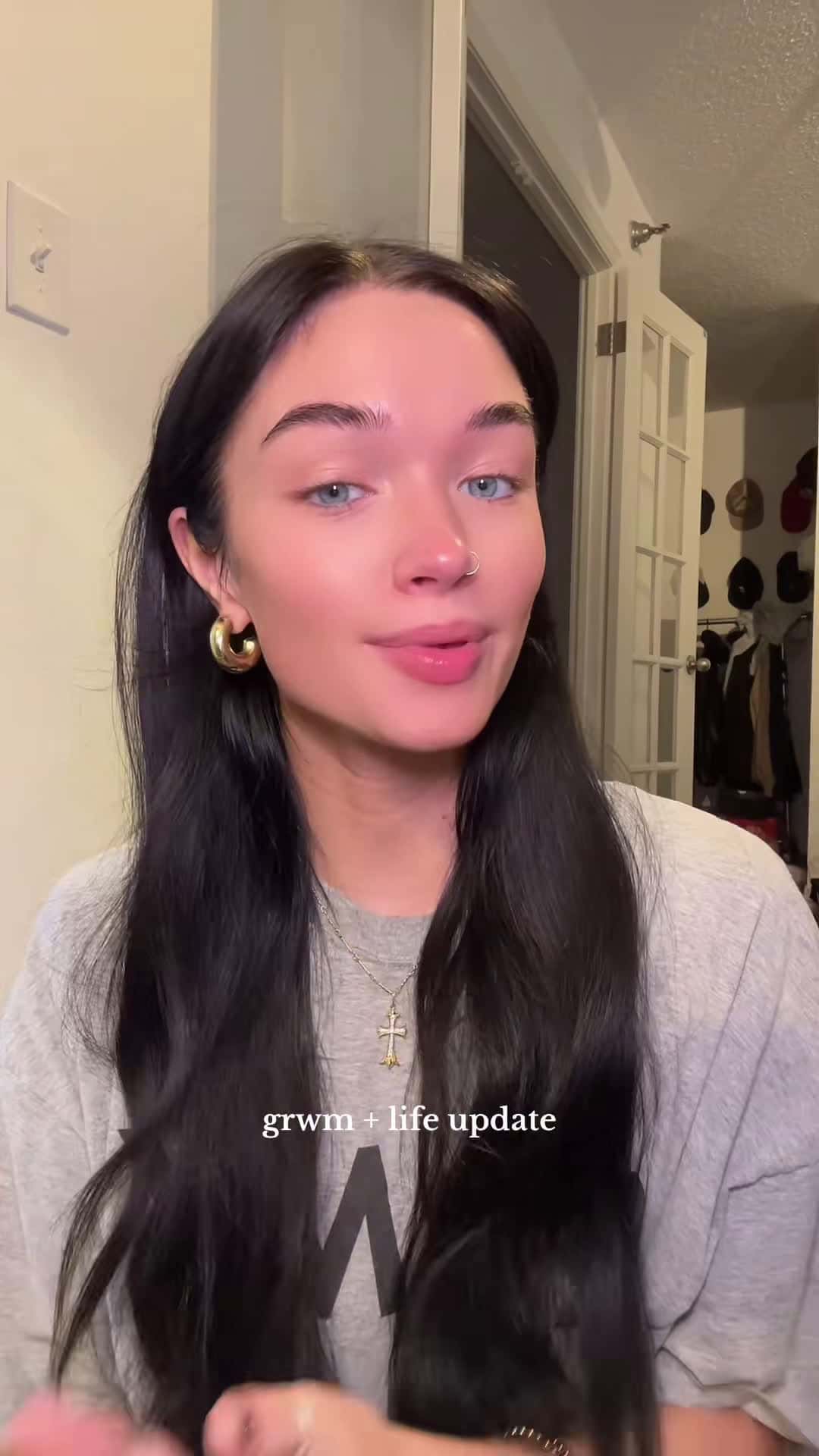 Cover for good morning!! life update + grwm 🌷💞