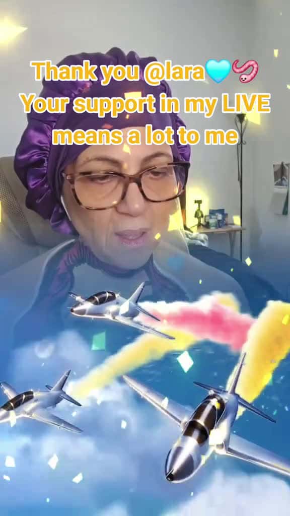 Cover for lara🩵🪱, thank you for the incredible support in my LIVE! I will keep creating better LIVE content! @lara🩵🪱 #tiktoklive #livehighlights #livegift #flyingjets  created by 🎨 Soychana💄شانا🦁🔍 with Jason LoCricchio’s Leo Season is He...