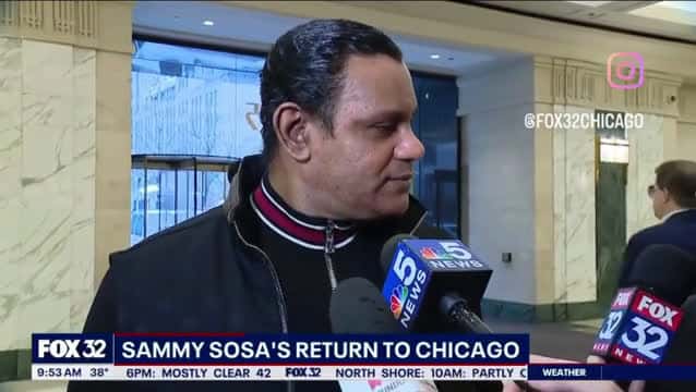Cover for Lou Canellis Chats with Sammy Sosa on Baseball Legends