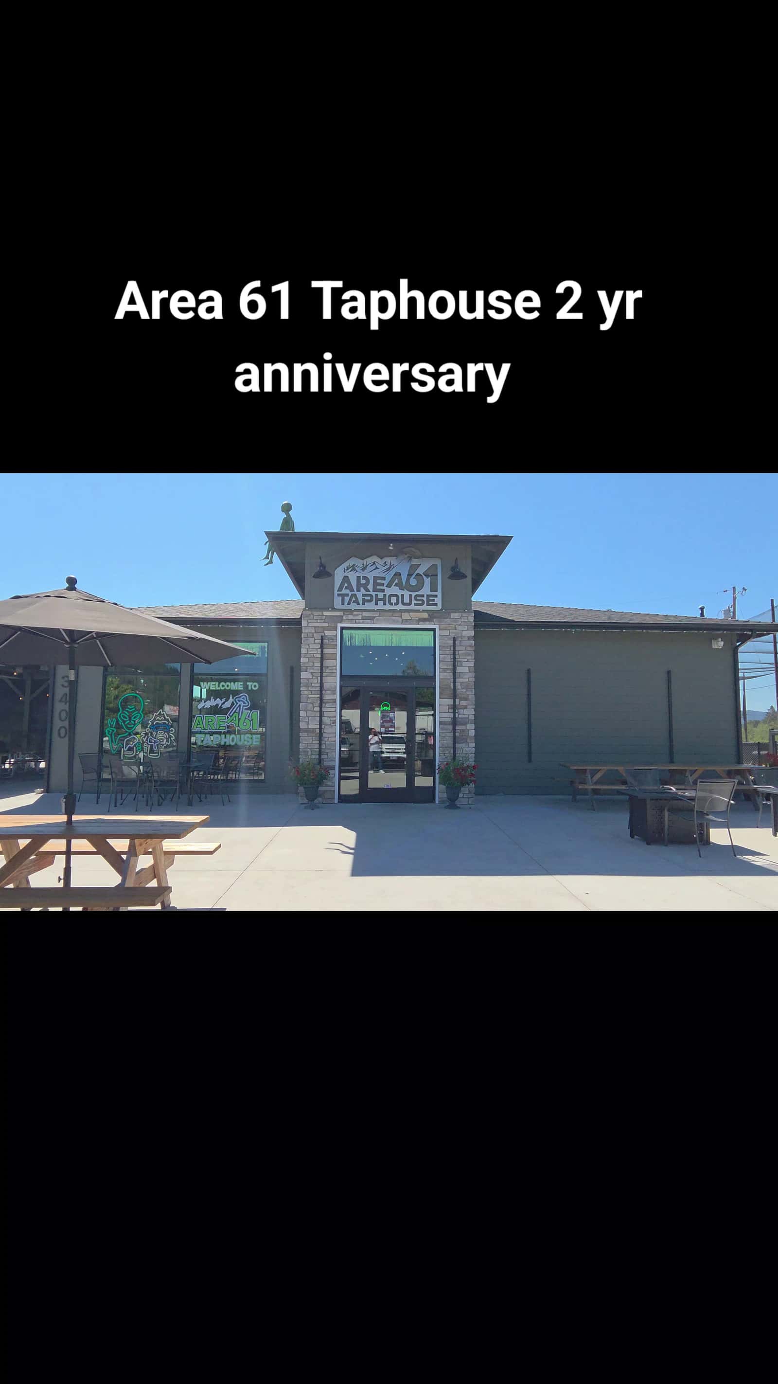 Cover for Area 61 Taphouse 2 year anniversary 