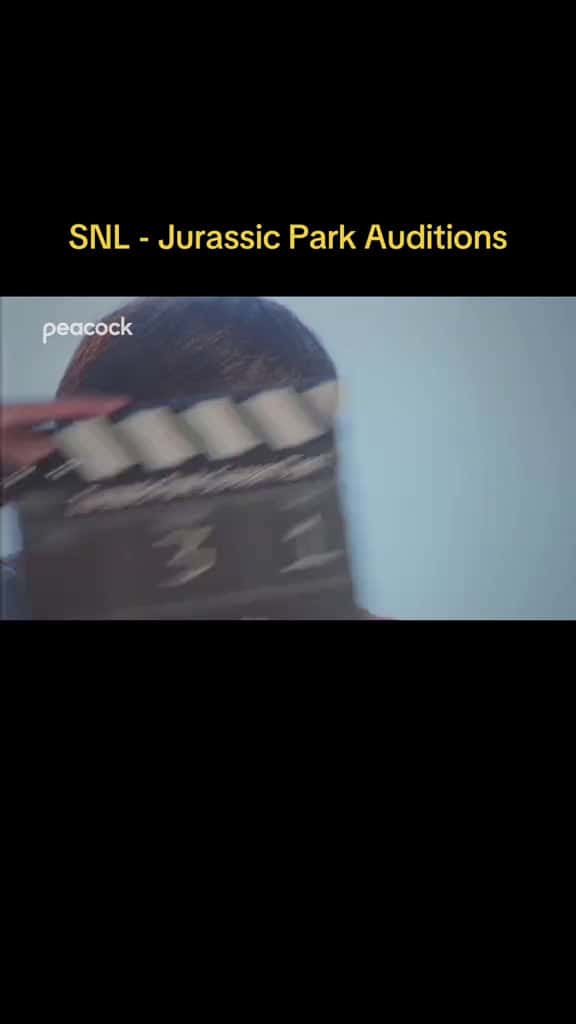Cover for Close enough youre hired JurassicPark and Saturday Night Live - SNL are streaming 92781 #ilovescoopz