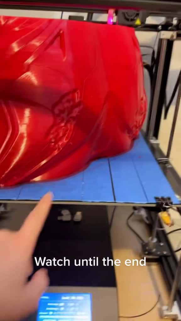 Cover for When your 3D print goes from masterpiece to disaster 😱 #3dprinting #fail #cosplay