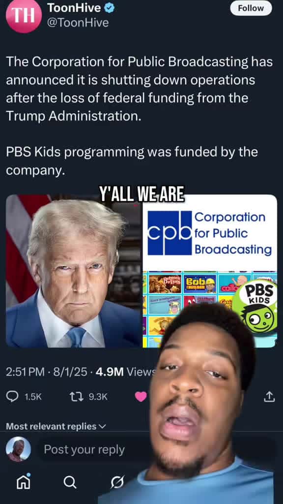 Cover for PBS Kids faces shutdown as Congress slashes public broadcasting funds. What does this mean for public media and rural alerts? #PBSKids #SavePBS #BreakingNews 😔