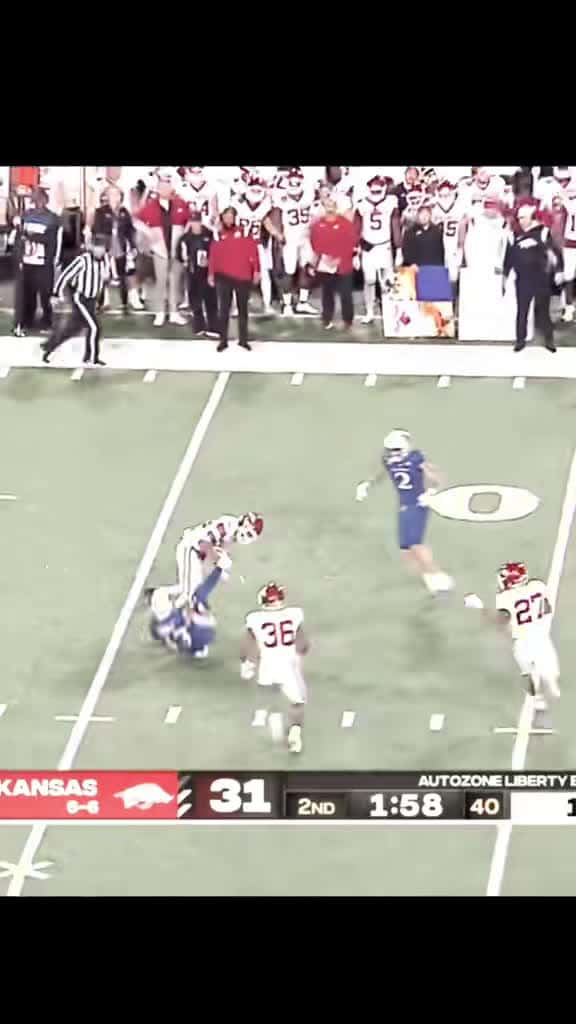 Cover for Huge hit in the Liberty Bowl—this game is crazy! 🏈 #LibertyBowl #Big12 #SEC #Football