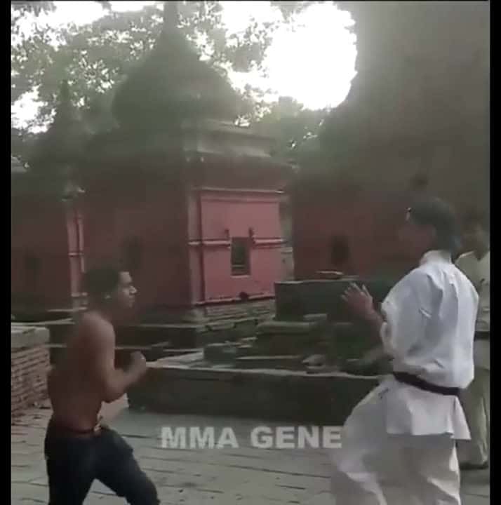 Cover for #fightcam #scoopz “Undefeated streetfighter” challenges Karate Blackbelt to a street fight.