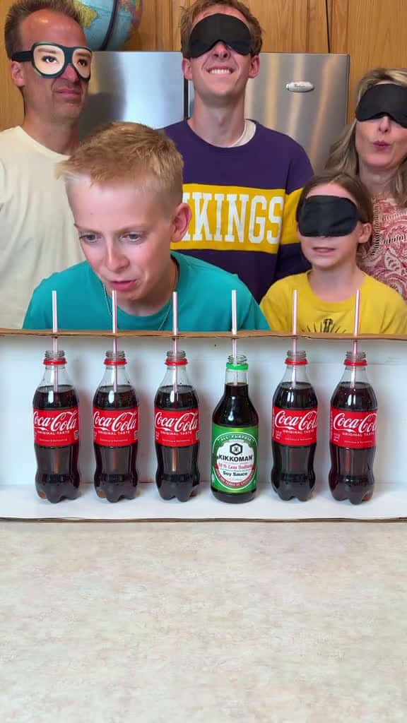 Cover for Don’t Drink the Soy Sauce  #game #family #roulette #soda #prank