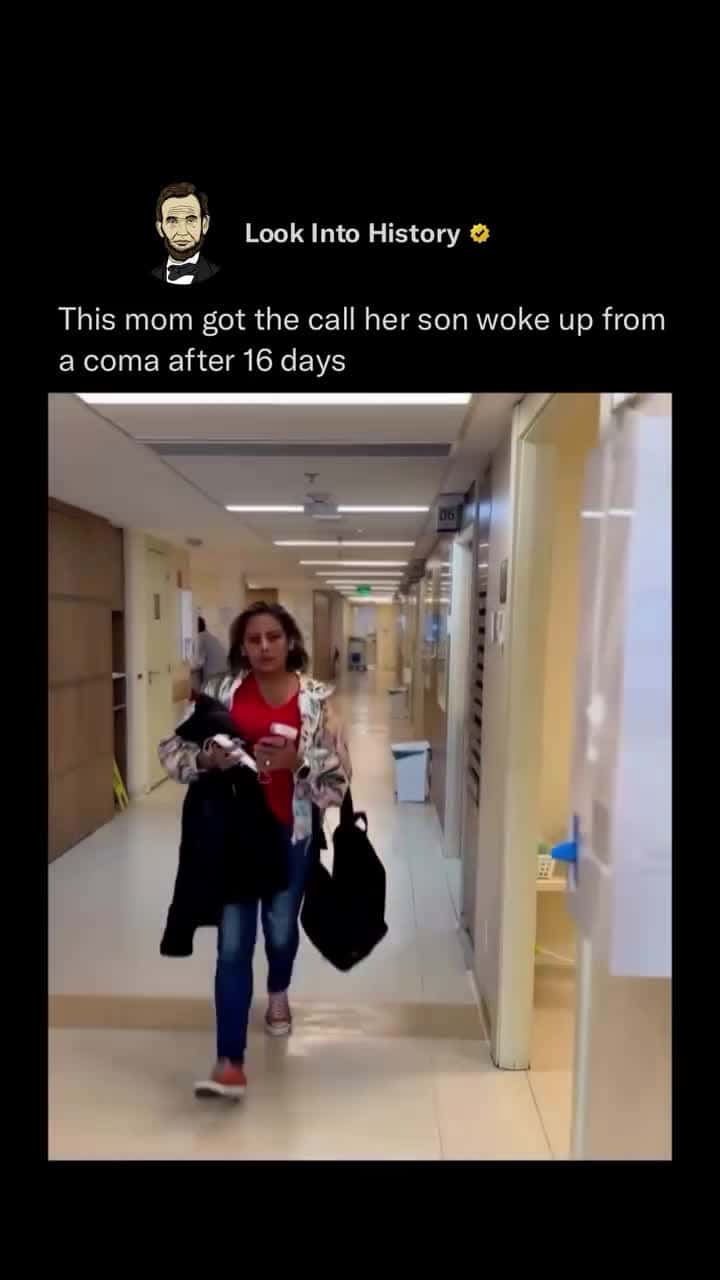 Cover for She got the call she had been longing to get after her son was in the coma for 16 days.
