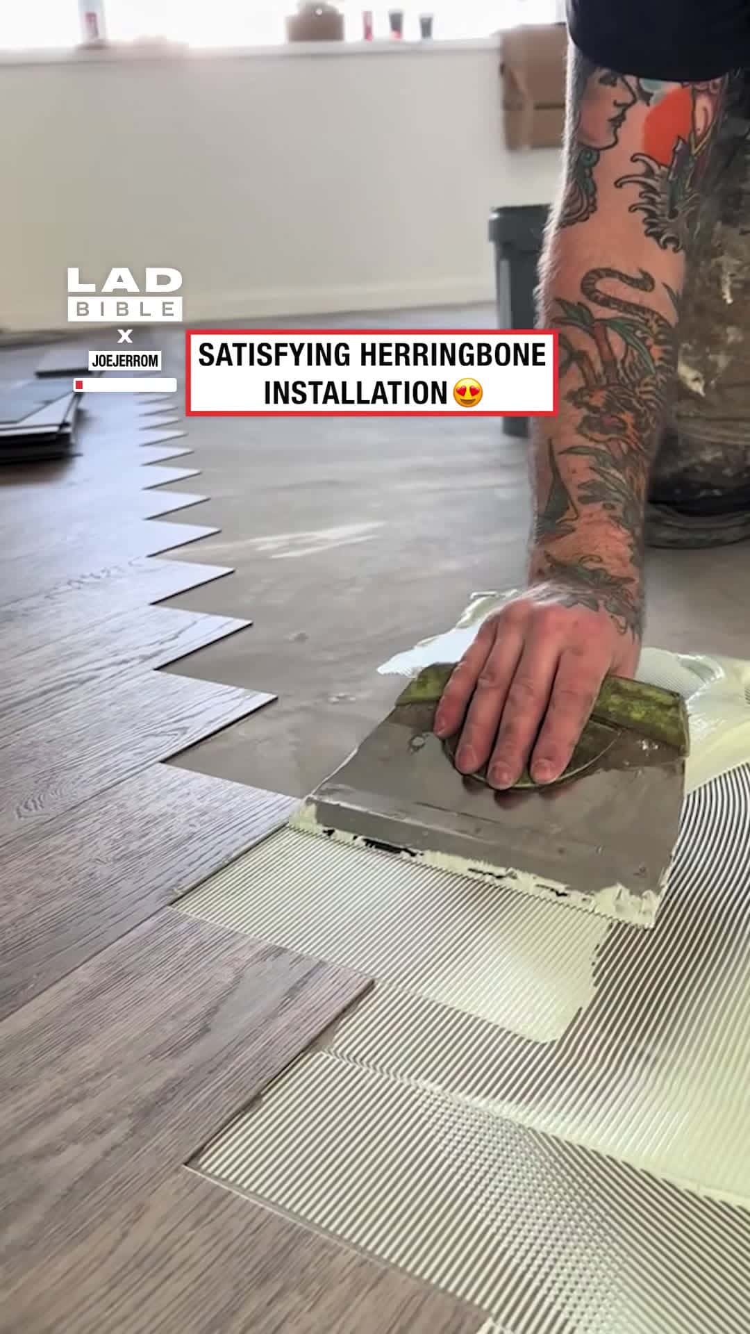 Cover for A satisfying herringbone installation