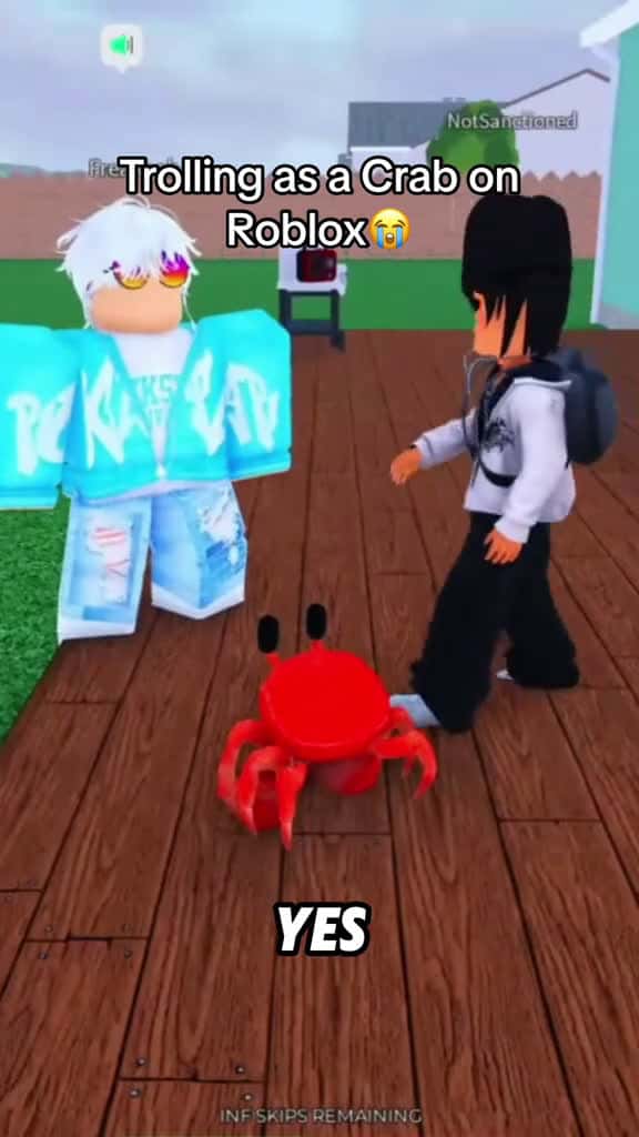 Cover for took bro to the underworld  full vid on youtbe crab roblox robloxfunny robloxmicu 89578 #trend