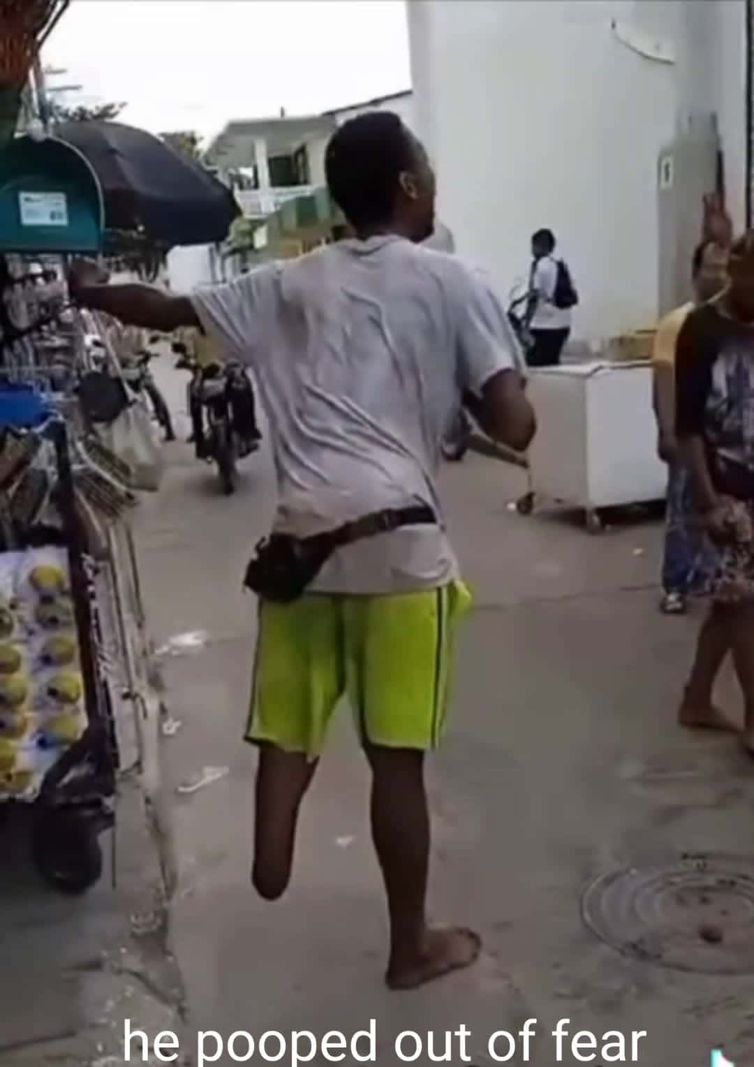 Cover for hahaha he shit himself from fear