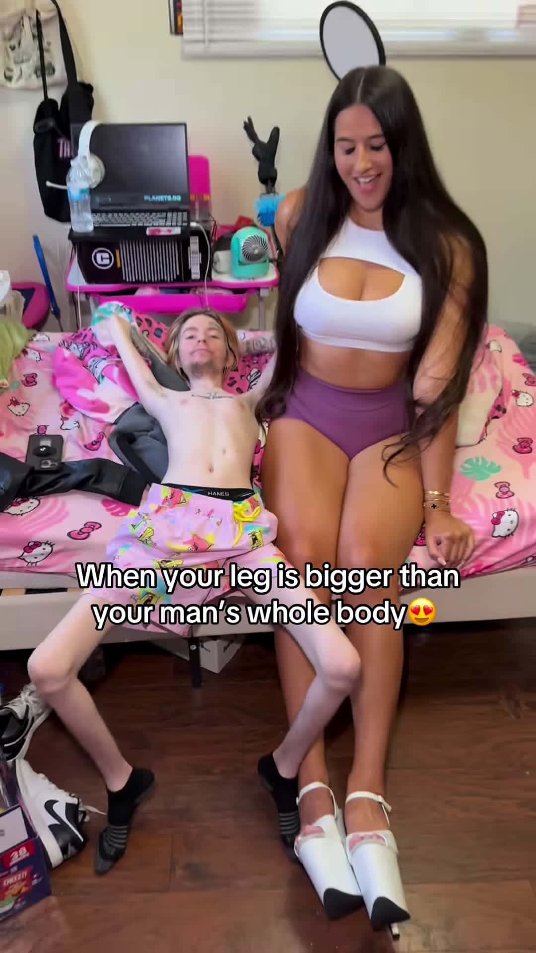 Cover for Would you date a girl bigger than you?