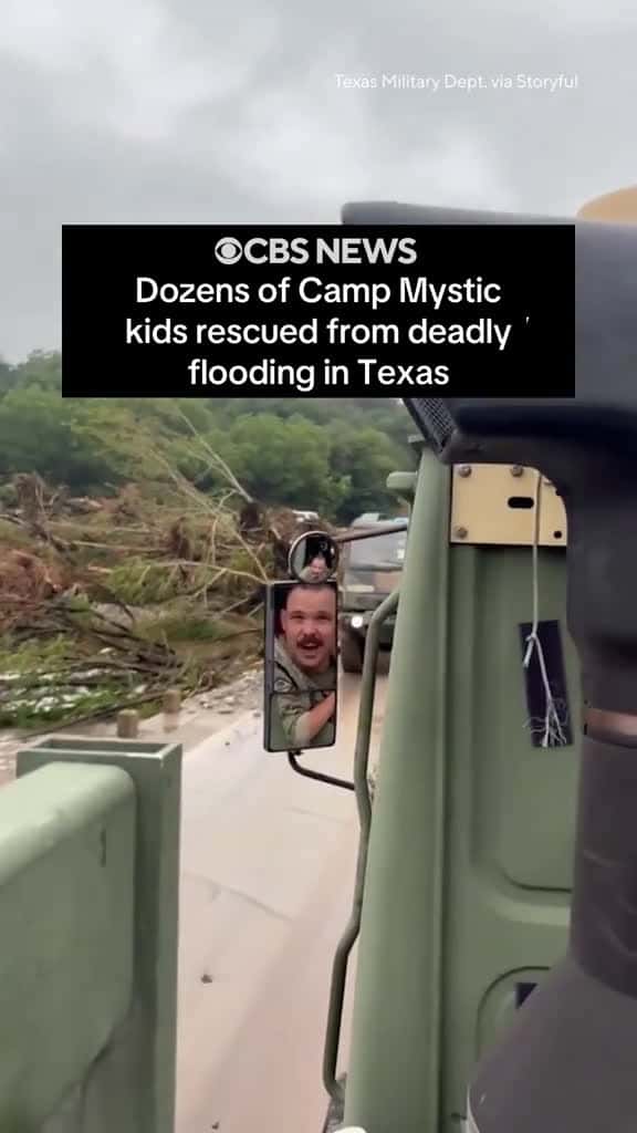 Cover for Heartbreaking Texas summer camp tragedy: Floods leave many missing and devastated. Who's responsible for this disaster? 🌊 #TexasFlood #CampMystic #RescueMission #TexasFlashFloods