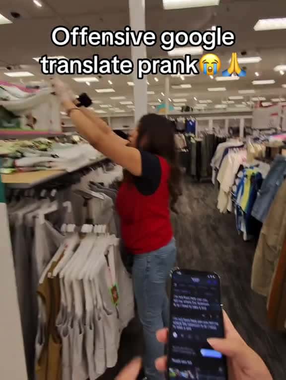 Cover for Google translate prank prank funny fyp googletranslate pov troll 11115 #us