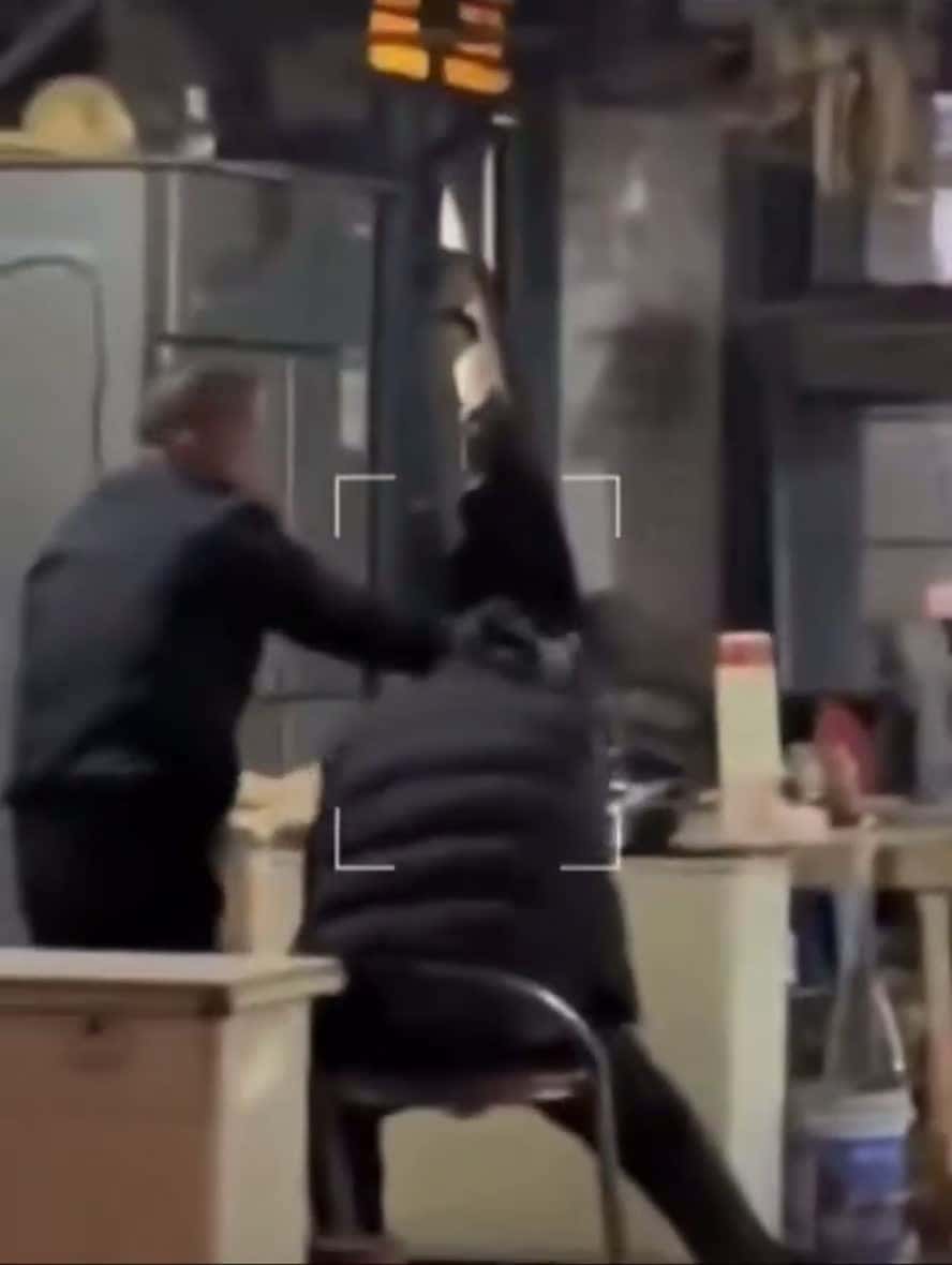 Cover for Man refuses to pay for his dinner gets a complementary brick instead my instagram is linked in my bio follow and message me there for full videos like this scoopz keeps taking them down