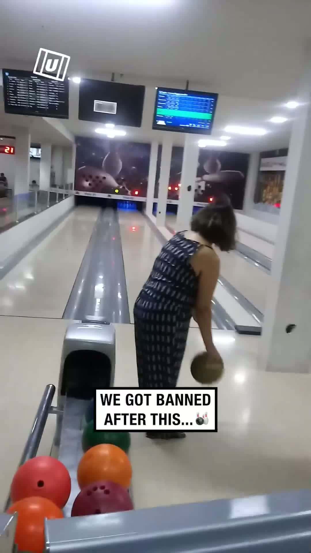 Cover for As if they got banned       Viralhog  UNILAD  funnyy  fail  bowling  sports  play  strike  banned 68673