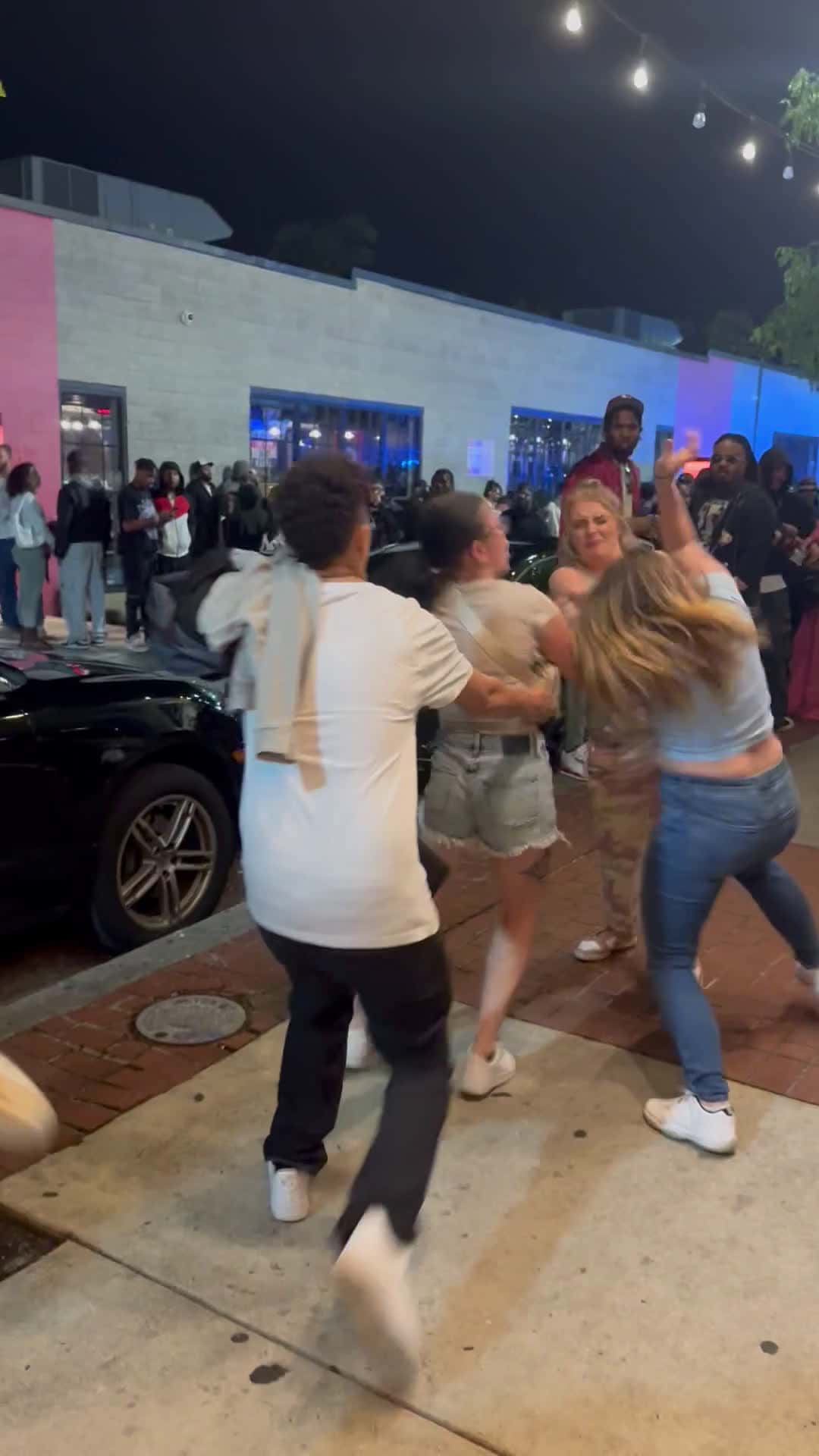 Cover for Females fighting outside club