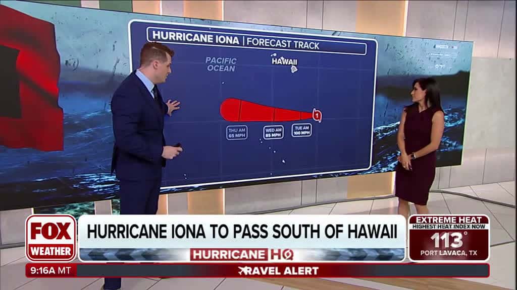 Cover for Hurricane Iona: Tracking Central Pacific Storms