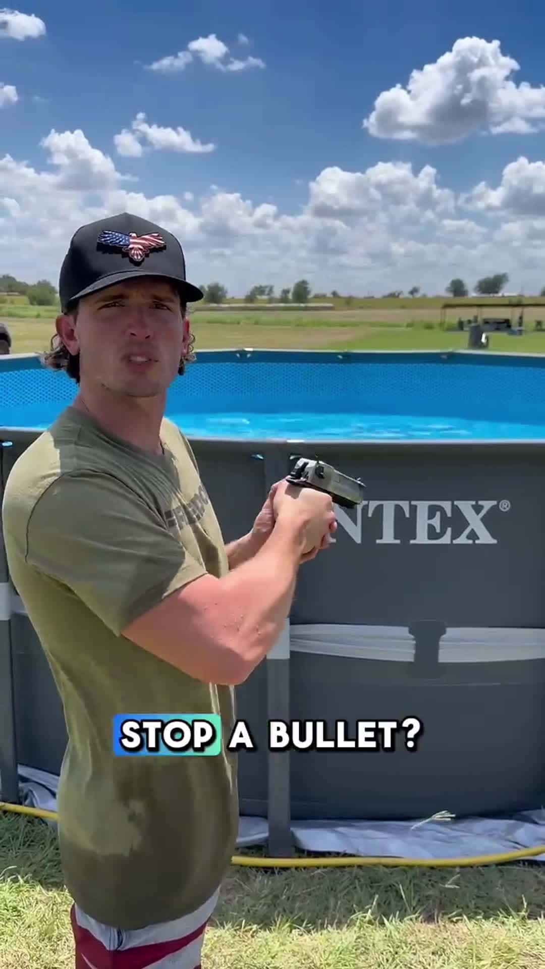Cover for Ever caliber VS swimming pool!  #firstvideochallenge  #scoopz  #viral  #favmovieclip  #caughtoncamera  #truecrimestories  #oddlysatisfying  #toofunnytoscroll