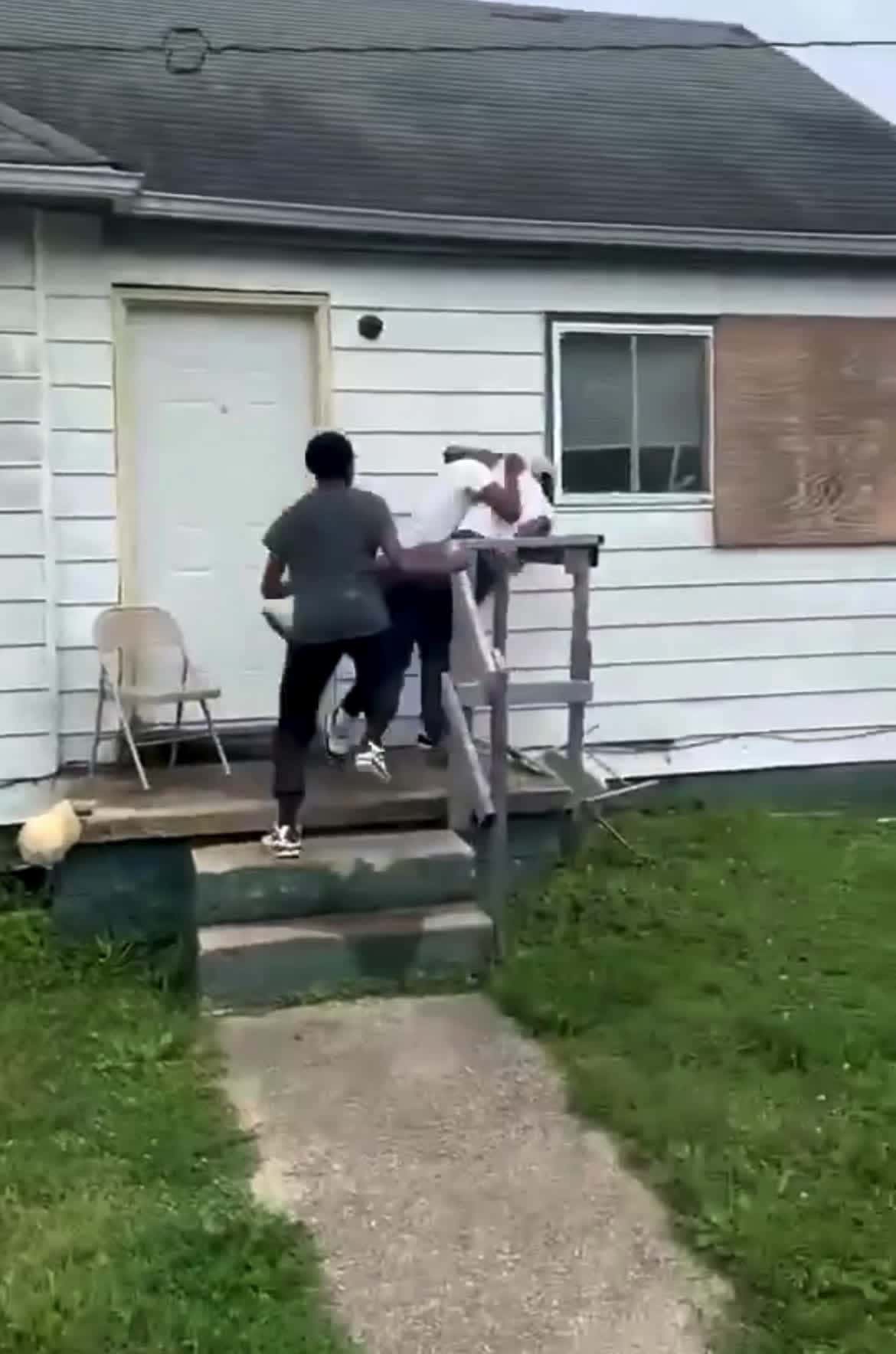 Cover for Teens jump stepfather  for putting hands on their mom 😳. Do yall feel like they did the right thing❓